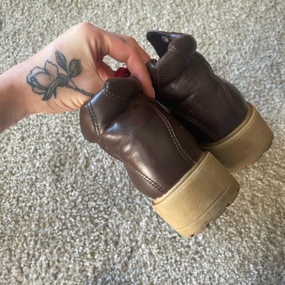 Brown Ankle Booties - Picture 3 of 6